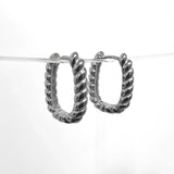 BROOKLYN TWIST HOOPS 2CM