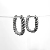 BROOKLYN TWIST HOOPS 2CM