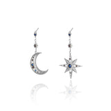 CELESTE MOON & STAR STUDS