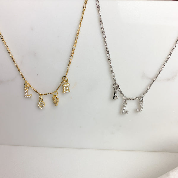 INITIAL PIPER NECKLACE
