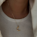 CELESTE MOON NECKLACE